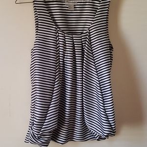 Womens striped top size 8 by H&M
